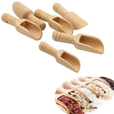 Produktbild von Kleine Holzlöffel, 6 Stück, Mini, Küchenzubehör