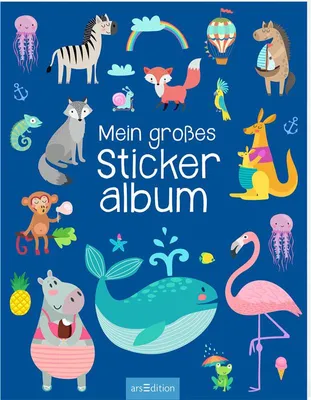 Obrázok produktu pre Mein großes Stickeralbum - Tiere