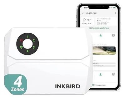 Zdjęcie produktu dla Sterownik zraszaczy inteligentny WIFI 4 strefy do ogrodu nawadnianie