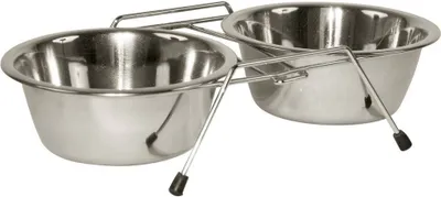 Produktbild von Kerbl Doppelnapfständer - 2 x 1.800ml