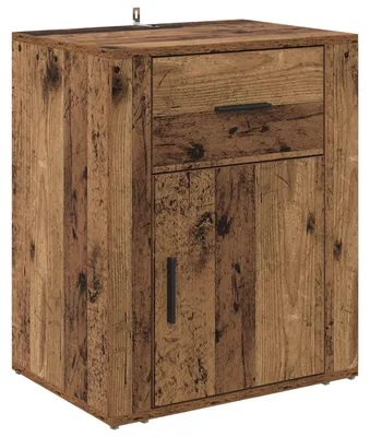 Produktbild von Nachttisch mit Schubladen Altholz 35 x 50 x 60 cm Holzwerkstoff