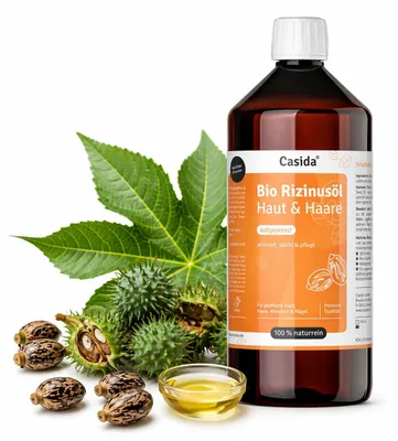 Obrázok produktu pre Bio ricínový olej lisovaný za studena 1000 ml