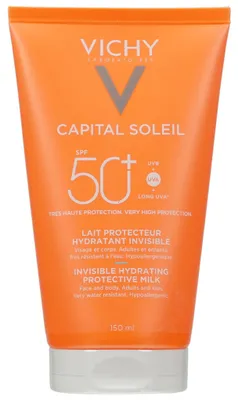 Image de Lait solaire Vichy Capital Soleil SPF 50+ 150 ml