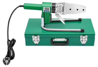 Immagine prodotto di Saldatrice per tubi, potenza 1500 W, tensione 220 V, compatibile con PPR/PE/PP/HDPE/PPC, base a U, design portatile