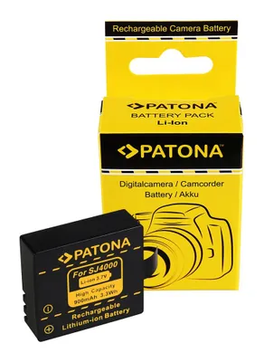 Image de Batterie f. Qumox 3 SJ4000 SJ4000 SupTig3 3 SJ4000 3 SJ4000 SJCAM 3 SJ4000 de PATONA