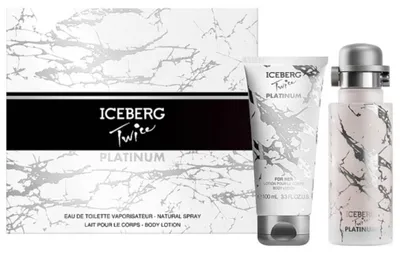Zdjęcie produktu dla Iceberg Twice Platinum, Kobiety, 1 szt., Woda toaletowa, 125 ml, Spray, 2 szt.