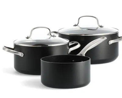 Obrázek produktu pro Sada pánví GreenPan Copenhagen - černá - 3dílná