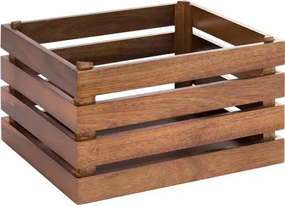 Produktbild von APS 11722 Holzbox SUPERBOX, Akazienholz, 35 x 29 cm, Höhe 20 cm, braun