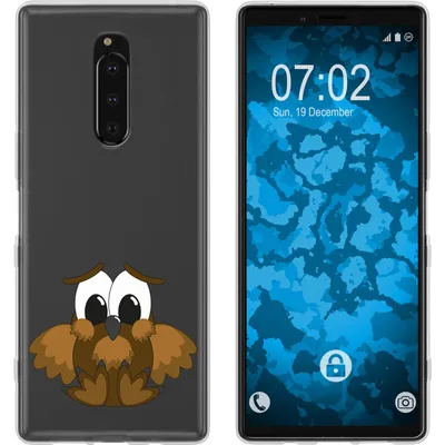 Produktbild von PhoneNatic Case kompatibel mit Sony Xperia 1 Silikon-Hülle Cutiemals M9