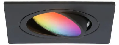 Produktbild von hoftronicsmart LED Einbaustrahler 5,5W RGBWW GU10 Schwarz Schwenkbar IP20
