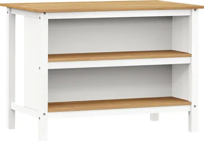 Obrázek produktu pro Idea Kuchyňský ostrůvek  2 bílý vosk/vosk