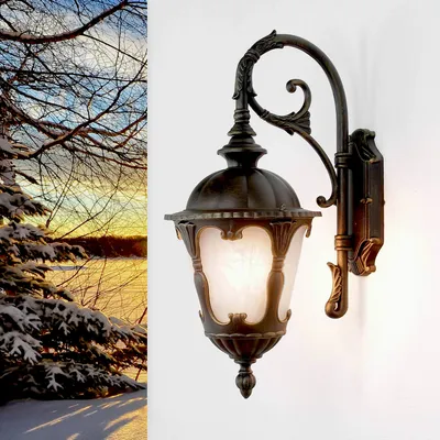 Immagine prodotto di Nowodvorski TYBR lampada da parete a LED per esterni in alluminio patinato 4686