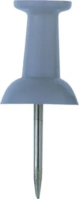 Produktbild von Alco Pinnwandnadel Kunststoff weiß 12mm 200 ST