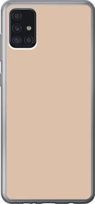 Produktbild von MuchoWow® Handyhülle Schutzhülle Hülle für Telefoonhoesje Samsung Galaxy A52 5G Beige - Farben - Unifarben Silikon Softcase Handy Hülle - Umschlag