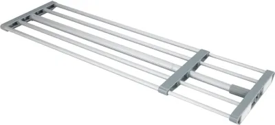 Produktbild von WENKO Teleskop-Klemmregal aus Aluminium 70-120 x 3 x 23 cm