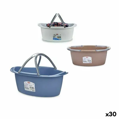 Immagine prodotto di Cestino multiuso Stefanplast Con manici plastica 25 L 59 x 23 x 38 cm (30 pezzi)