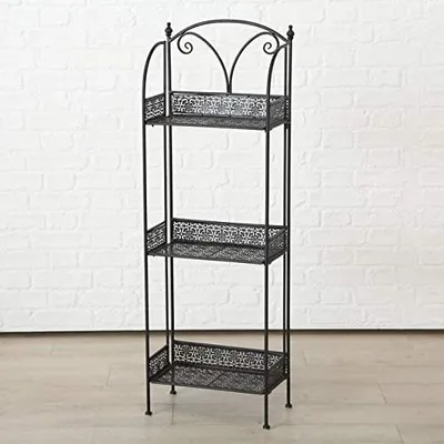 Produktbild von Regal Broder, Metall, Dunkelbraun; H: 122 cm; Länge: 40 cm; Breite: 22 cm