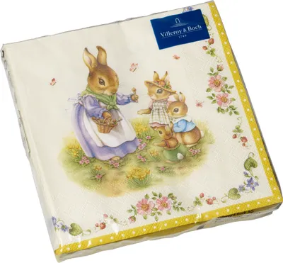 Produktbild von Villeroy & Boch Spring Fantasy Serviette Familie 33 x 33 cm