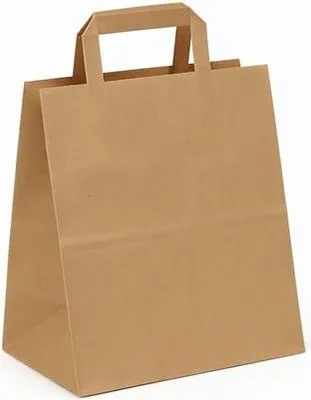 Obrázok produktu pre Papierová taška 260 x 140 x 290 mm HNEDÁ, ploché ucho