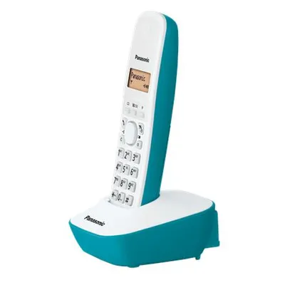 Immagine prodotto di Panasonic | Telefono cordless | KX-TG1611FXC | Display LCD | Segreteria telefonica | Identificativo del chiamante | Trasferimento di chiamata | Conferenza telefonica | Blu | Bianco