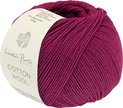 Produktbild von Lana Grossa - Baumwolle Wool 0028 dunkelfuchsia