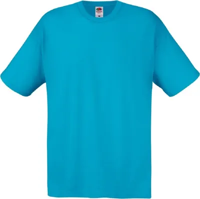 Produktbild von Fruit Of The Loom Herren Screen Stars Original T-Shirt BC340 (3XL) (Azurblau)