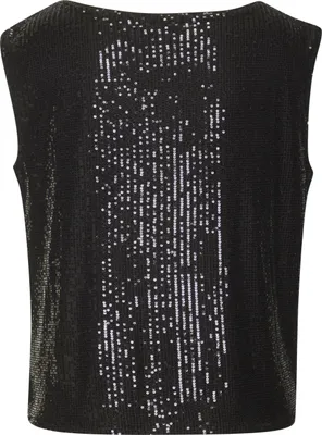 Produktbild von LASCANA Paillettenshirt schwarz Größe 36/38