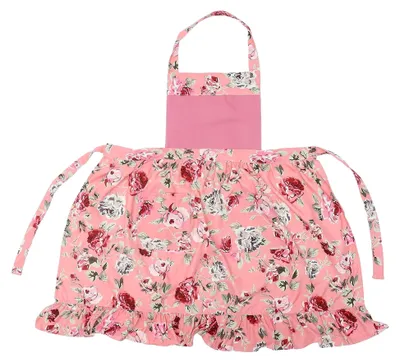 Produktbild von Gartenschürze aus Baumwolle mit verstellbarem Hüftgurt und Taschen für die Gartenarbeit