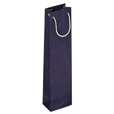 Produktbild von VP Geschenktüten für Flaschen blau 9,5 x 38,0 cm, 25 St.