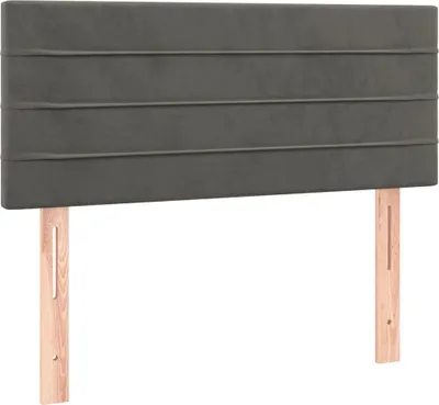 Obrázok produktu pre vidaXL Čelo postele Dark Grey 80x5x78/88 cm Velvet