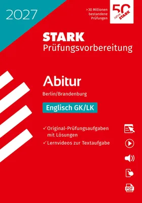 Produktbild von STARK Englisch - Abitur 2027 Berlin/Brandenburg - Prüfungsvorbereitung