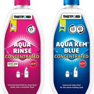 Produktbild von THETFORD Duopack Aqua Kem Blue 0,78 Liter & Aqua Rinse 0,75 Liter