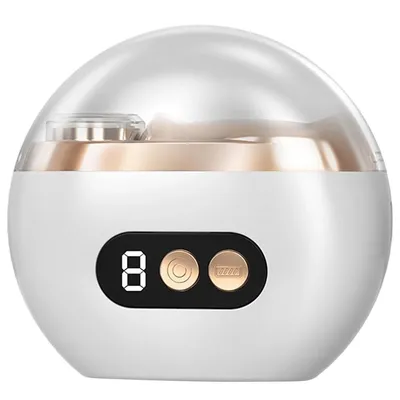 Produktbild von 3-in-1 Elektrischer Nageltrimmer, LED-Nagelfeile & Polierfunktion, leise, sicher, 500 mAh Akku, für Kinder & Erwachsene, Weiß