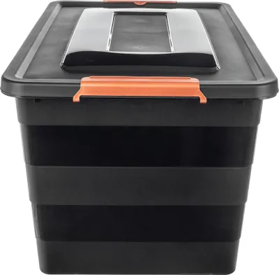 Produktbild von Aufbewahrungsbox - Kunststoffbox - Fassungsvermögen 55 L - Mit Deckel - Für Spielzeug