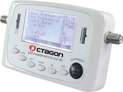 Produktbild von OCTAGON SF418 HQ Satfinder HD, FULLHD für ASTRA, HOTBIRD, TURKSAT, EUTELSAT