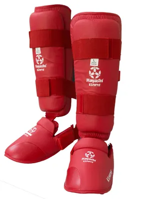 Produktbild von Karate Schienbeinspannschutz Rot S