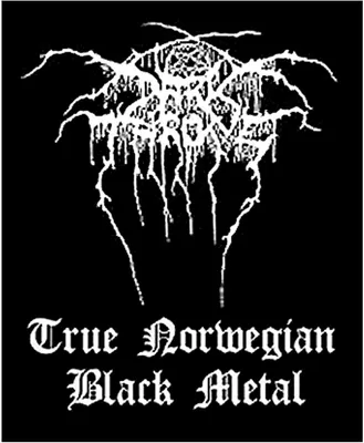 Produktbild von Darkthrone - Standardgröße - Patch "Black Metal" RO1622 (Einheitsgröße) (Schwarz/Weiß)