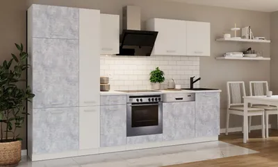 Produktbild von Küche Toni 300 cm Küchenzeile Küchenblock Singleküche Einbauküche