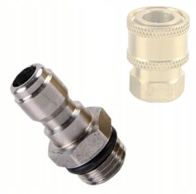 Obrázok produktu pre Rosfix Adaptér – Pripojovací Adaptér s Rýchlospojkou 1/4” | Hliník, Odolný Voči Tlaku do 160 Barov, Odolný Voči Teplote do 60 °C