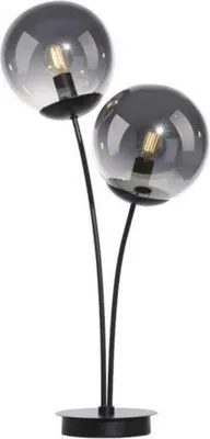 Immagine prodotto di Lampada da tavolo, nero, vetro fumé, H 60 cm