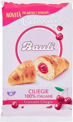 Produktbild von 3x Bauli Ciliegia 'Croissants mit Kirschfüllung', 6 Stck.