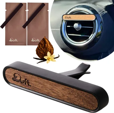 Produktbild von DUFT Autoduft - Metalldiffusor für Lüftungsgitter + 2 Nachfüllpackungen