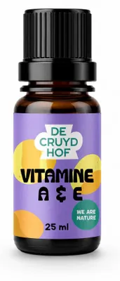 Productafbeelding van De Cruydhof Vitamine A & E (25 ml)