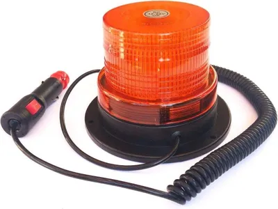 Produktbild von LED Rundumleuchte Warnleuchte Blitzleuchte mit Magnetfuß 12V 24V 40 LED R65 R10
