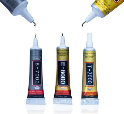 Immagine prodotto di Set di adesivi Rosfix 3×15ml - B-7000, E-8000, T-7000 | adesivo universale per elettronica, gioielleria, riparazione di display