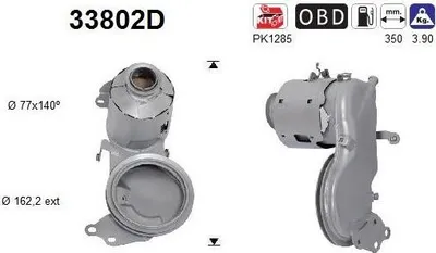 Zdjęcie produktu dla Katalizator Vw 1,6Tdi-2,0Tdi Bluemotion Euro 5