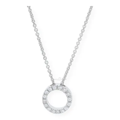 Produktbild von JuwelmaLux Halskette 925/000 Sterling Silber mit Zirkonia JL10-05-0752