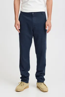 Produktbild von Blend BHPants Herren Hose aus Leinenmix Stoffhose Chino mit Gürtelschlaufen Eingrifftaschen regular fit