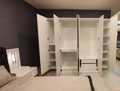 Produktbild von Schlafzimmer Kleiderschrank Schrank Luxus Holz Schränke Design Möbel