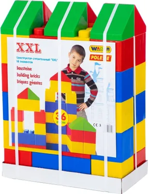 Obrázok produktu pre Stavebnice Polesie Xxl 36 kusov